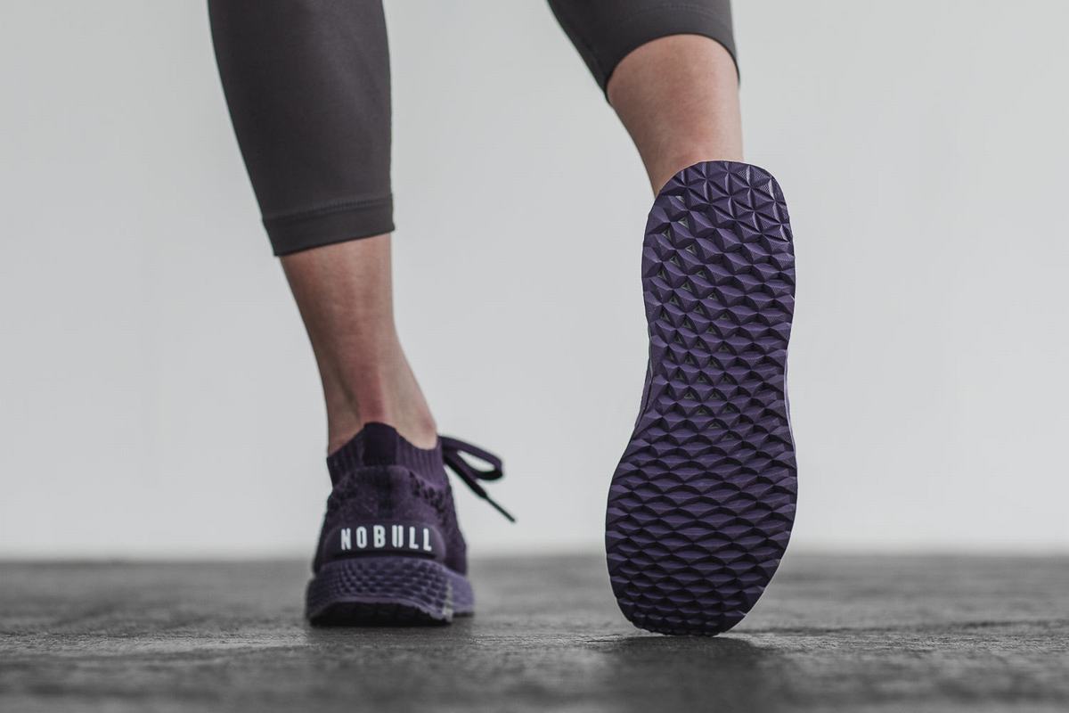 Nobull Knit Runner Women's Running Shoes Purple | Australia (UM2894)